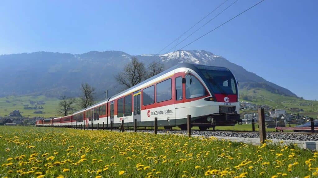Mount Titlis in Switzerland, Luzern Engelberg Express 