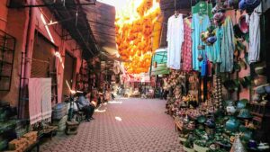 Marrakech city Morocco, Marrakech street