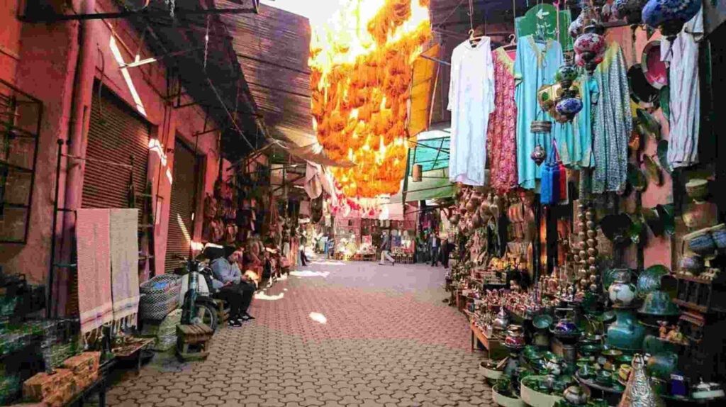 Marrakech city Morocco, Marrakech street