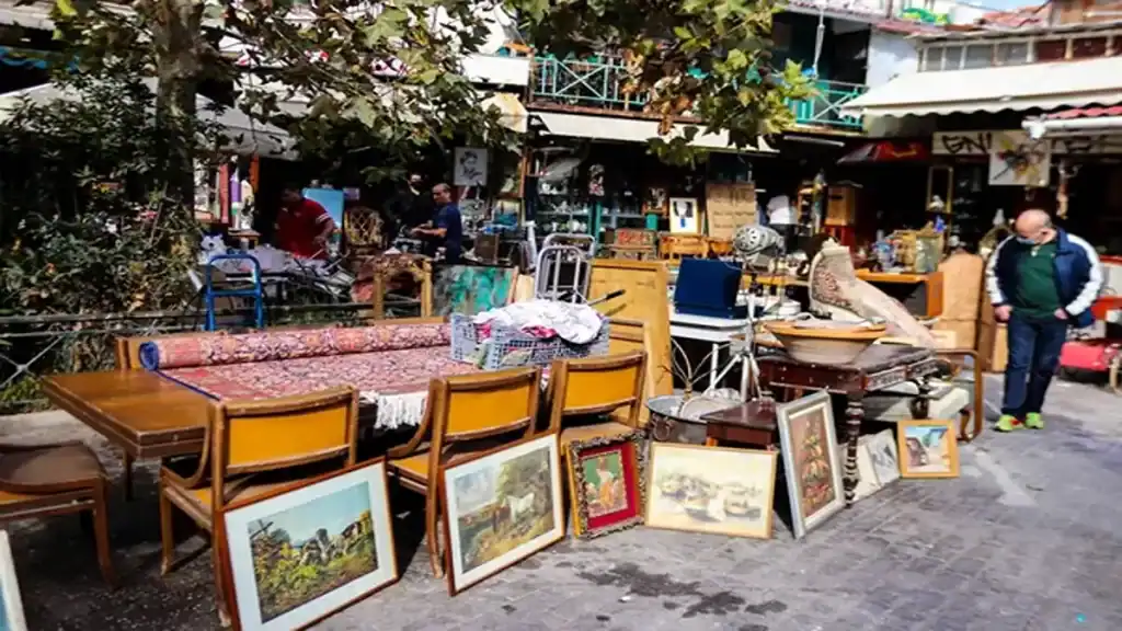 Athens three day itinerary, Monastiraki flea market