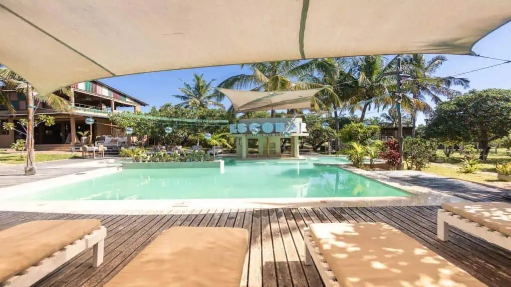 Tofo Beach in Mozambique, Mozambeat Motel