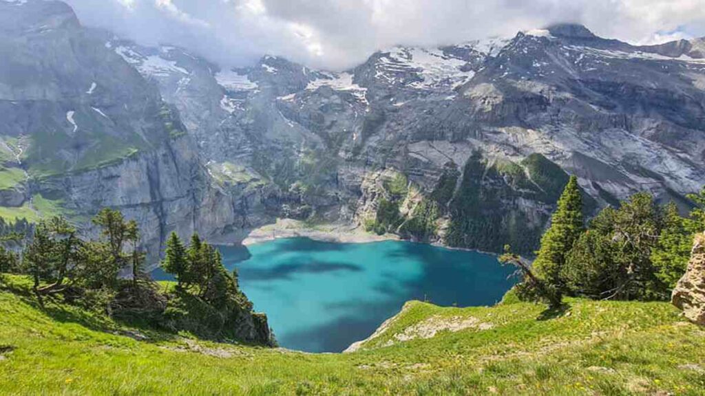Oeschinen Lake Switzerland, lake loop