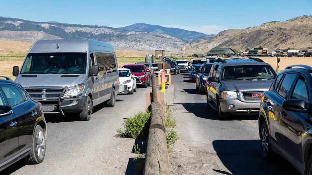 Grand Prismatic Spring Yellowstone, parking