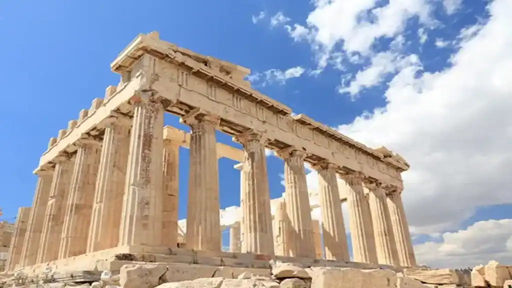 Athens three day itinerary, Parthenon marble columns Greece