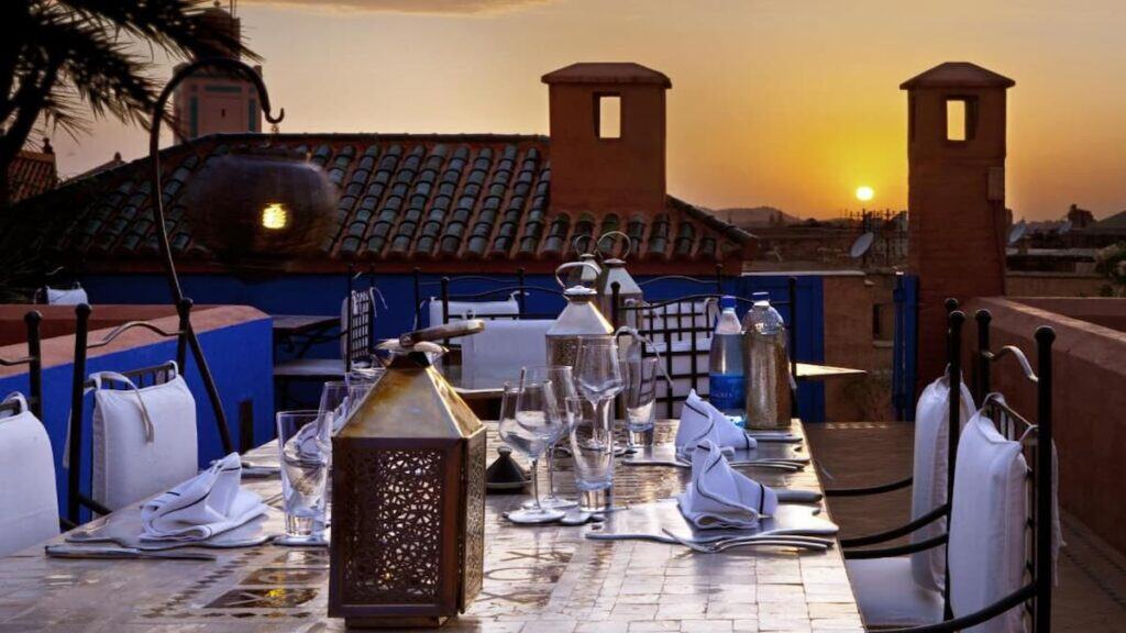 Marrakech city Morocco, Riad Farnatchi