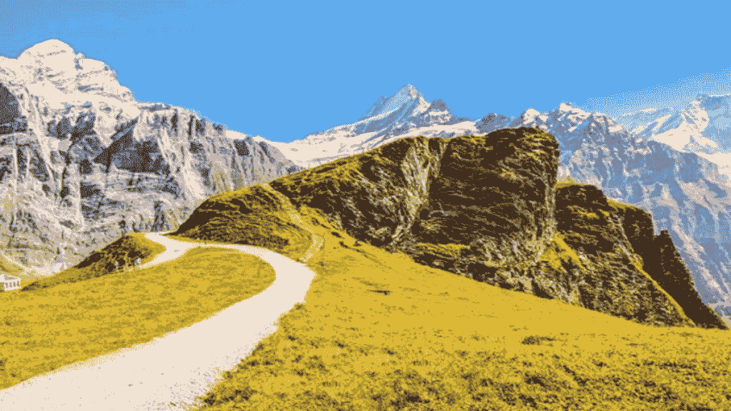 Mount Titlis in Switzerland, Swiss Alps weather