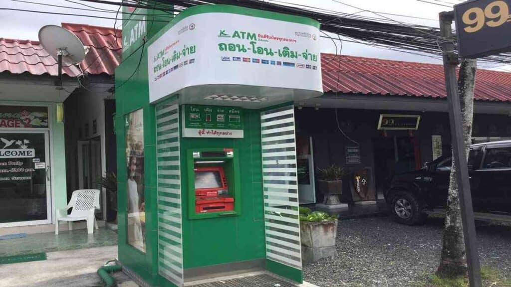 Koh Yao Noi Thailand, ATM machines