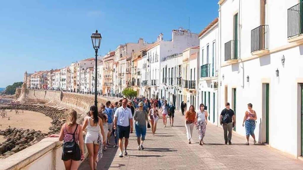 Where to stay in Algarve Portugal, Tourists in Faro town