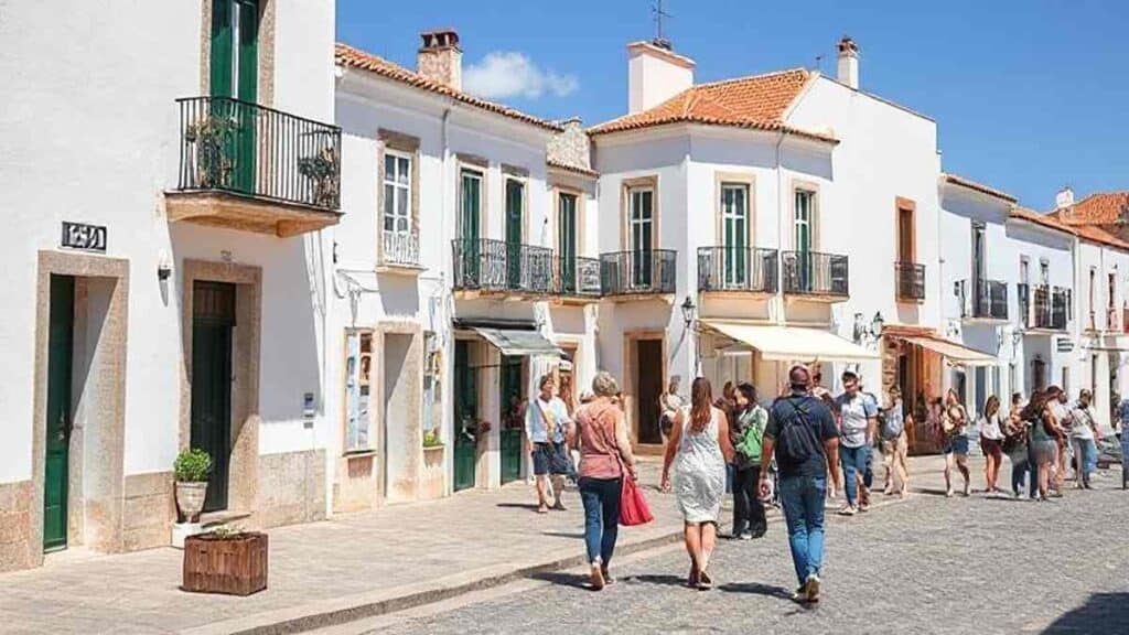 Where to stay in Algarve Portugal, Tourists in Tavira town