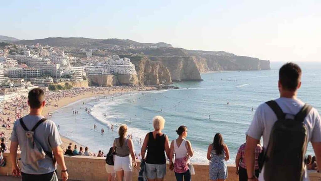 Where to stay in Algarve Portugal, People sightseeing in Albufeira