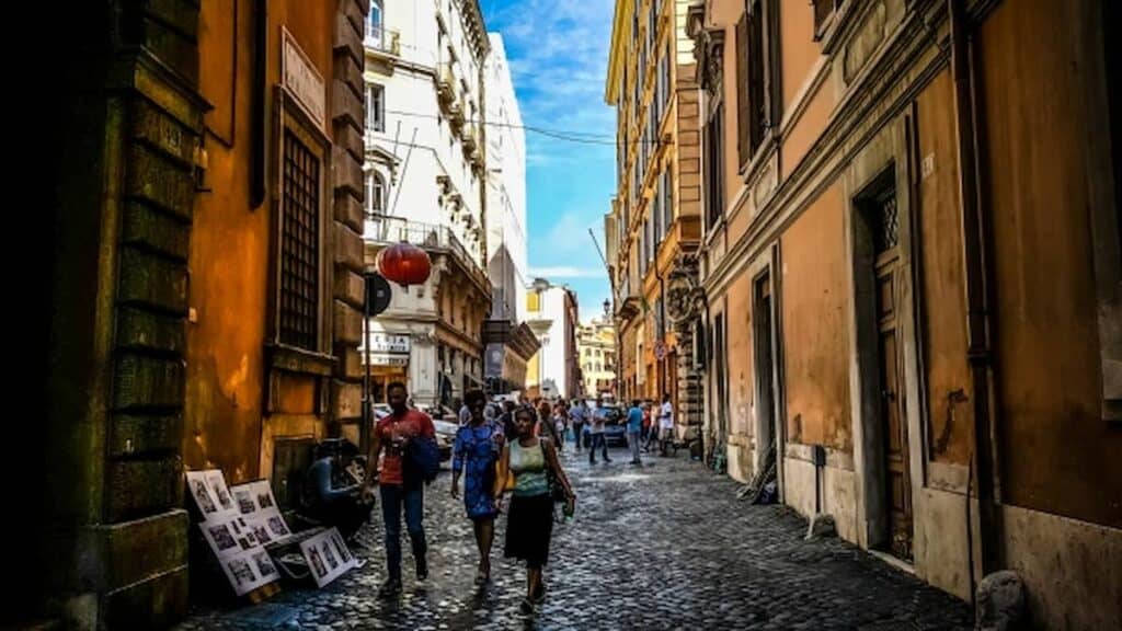 Tips for going to Rome Italy, back streets