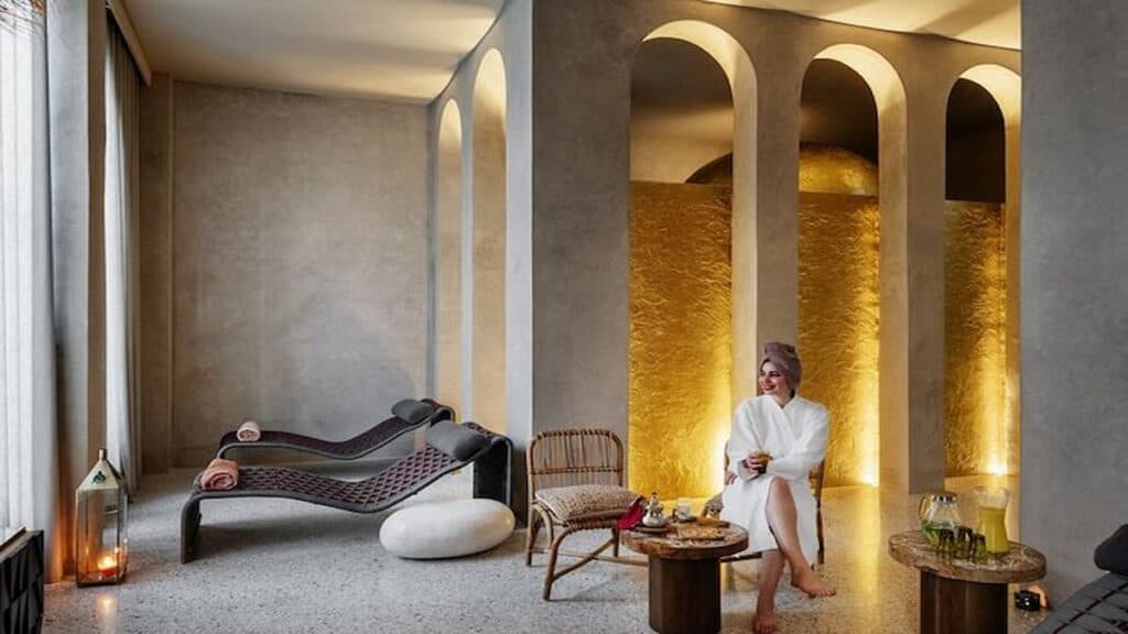 Marrakech city Morocco, hammam experience