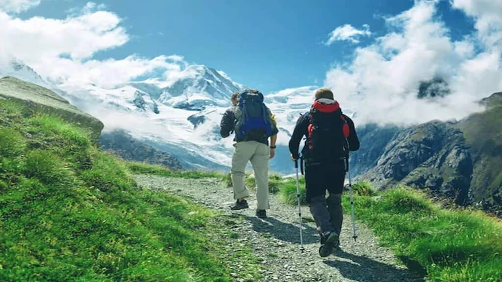 Oeschinen Lake Switzerland, hiking gear