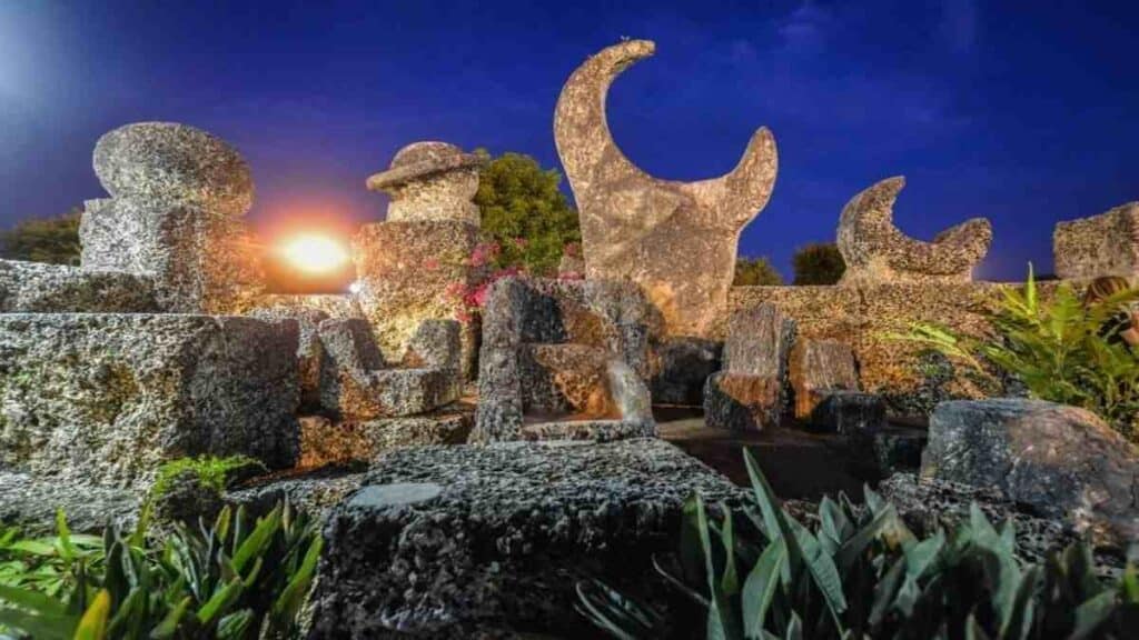 Coral Castle homestead florida, night