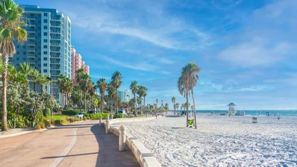 Good places to visit in July, Clearwater beach