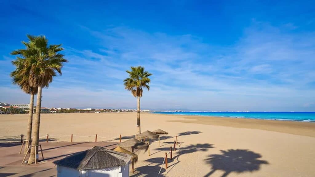 Prettiest cities in Spain, Malvarrosa Beach Valencia