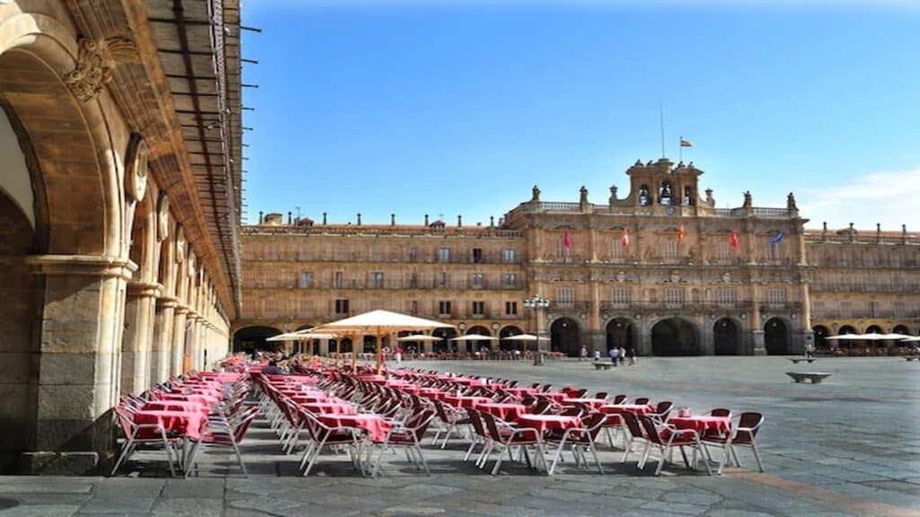 Prettiest cities in Spain, Plaza Mayor.