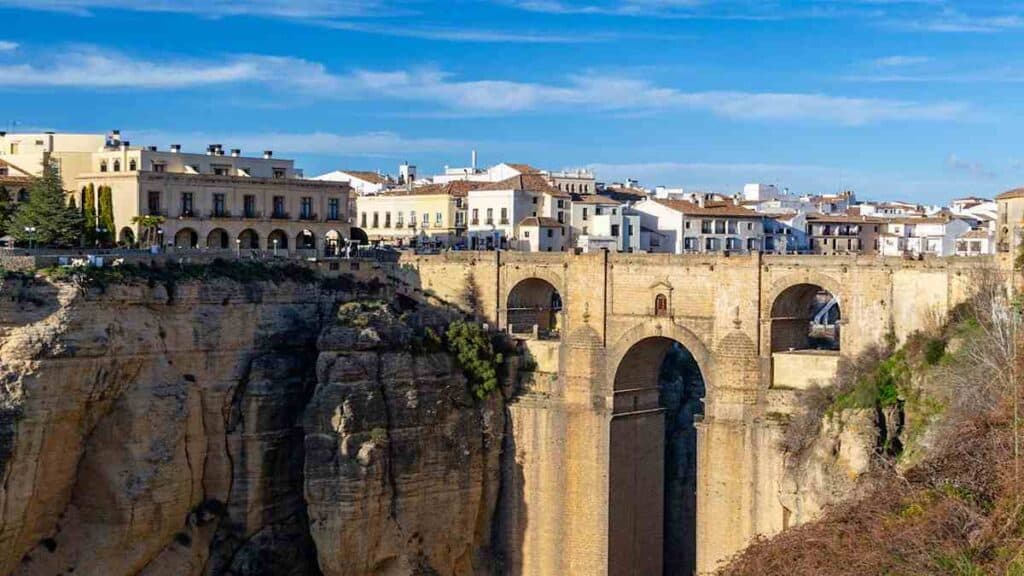 Prettiest cities in Spain, Ronda bridge gorge view