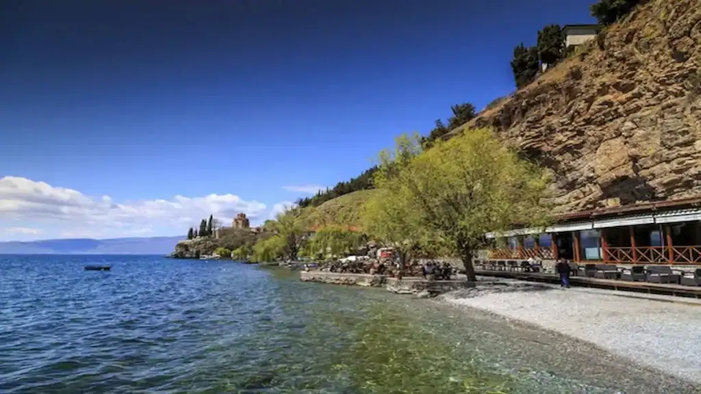 Ohrid North Macedonia, Ohrid pebble beach