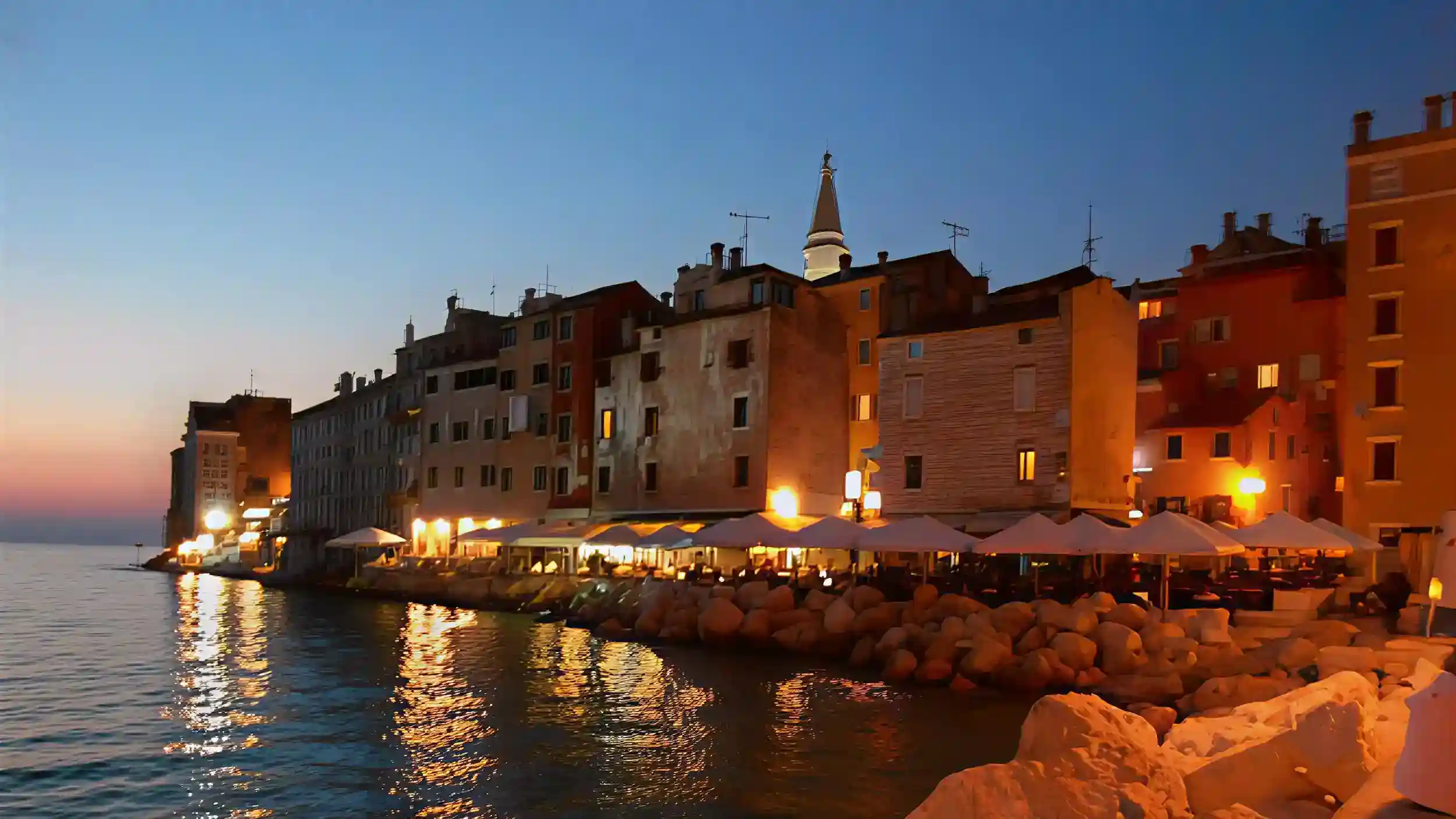 Things to do in Rovinj, harbour restaurants