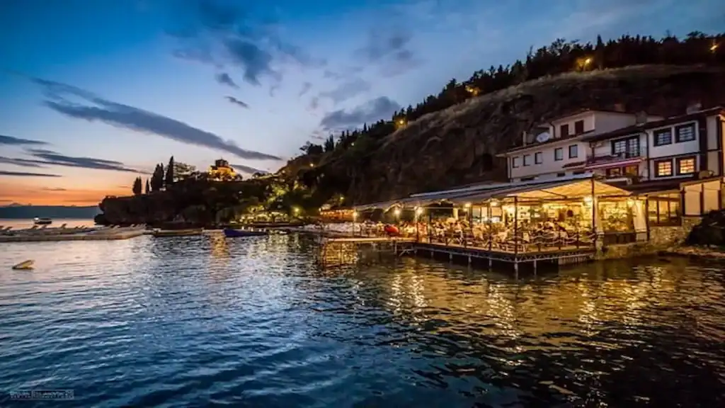 Ohrid North Macedonia, kaneo Letna Bavcha restaurant
