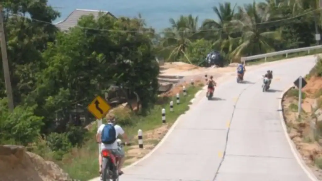 Exploring the island in Koh Phangan By Scooter