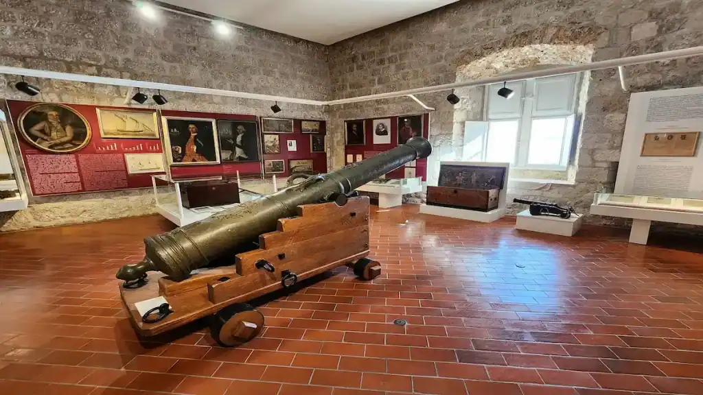 Dubrovnik in winter, maritime museum