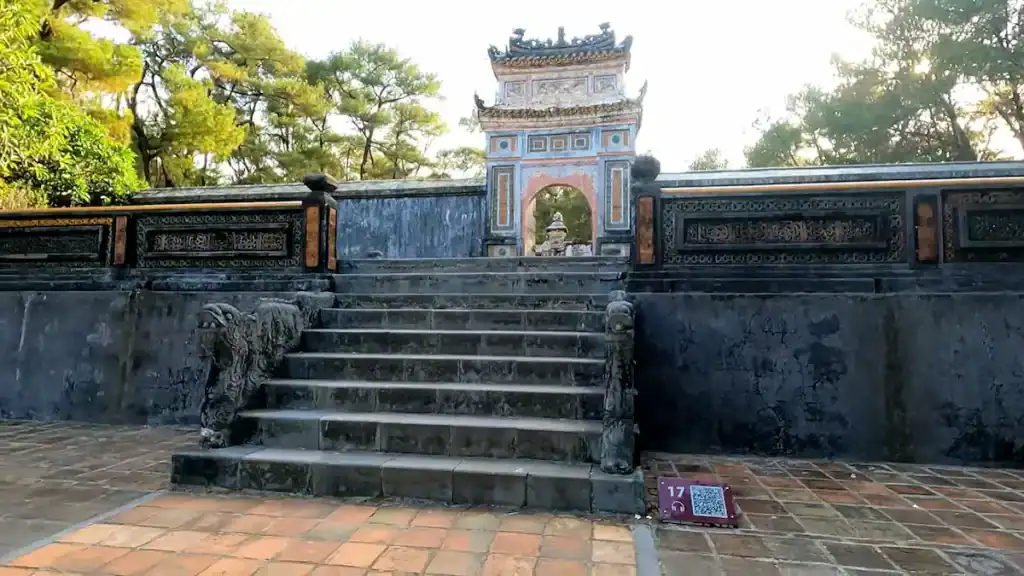Tu Duc Tomb gate in Hue shows why is Hue worth visiting for history