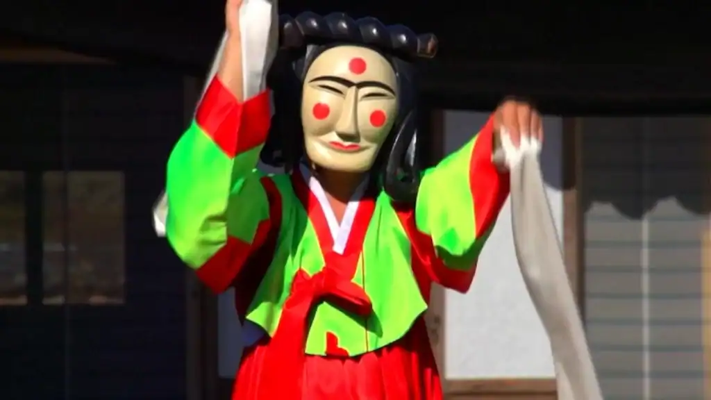 Andong Hahoe Village mask dancer