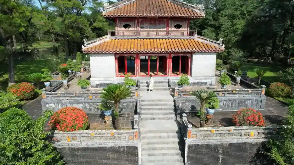 Best Hue Royal Tombs showcasing Minh Mang temple with tiered gardens