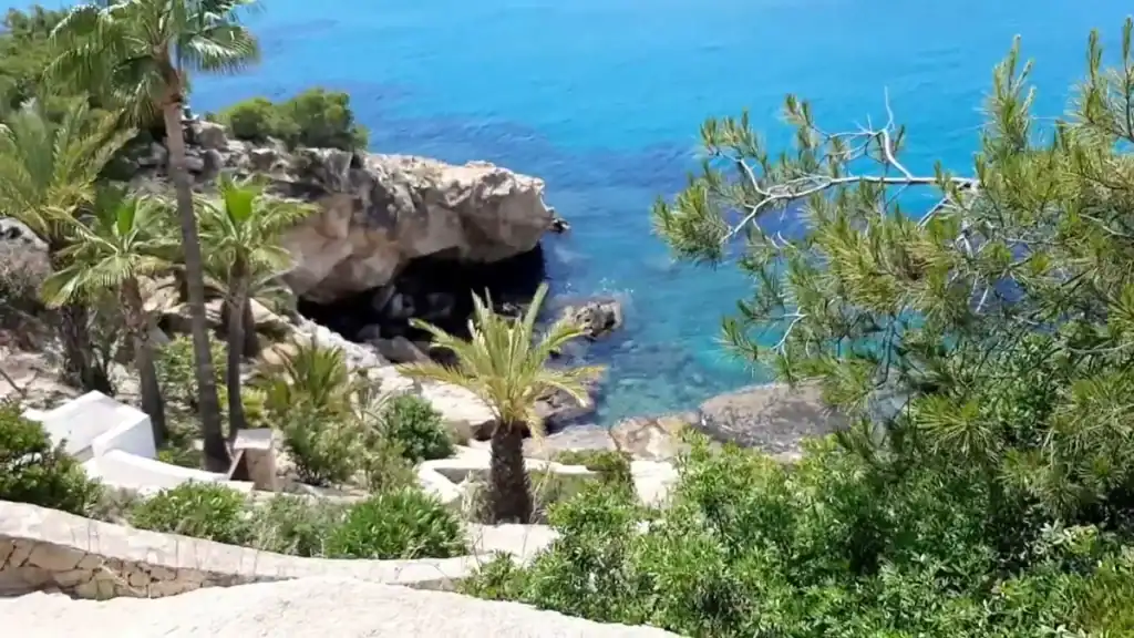 Moraira beaches include Cala Portitxol with crystal clear waters and rocky cliffs.