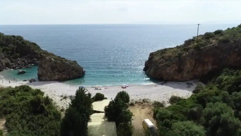 Discover hidden Foneas Beach.