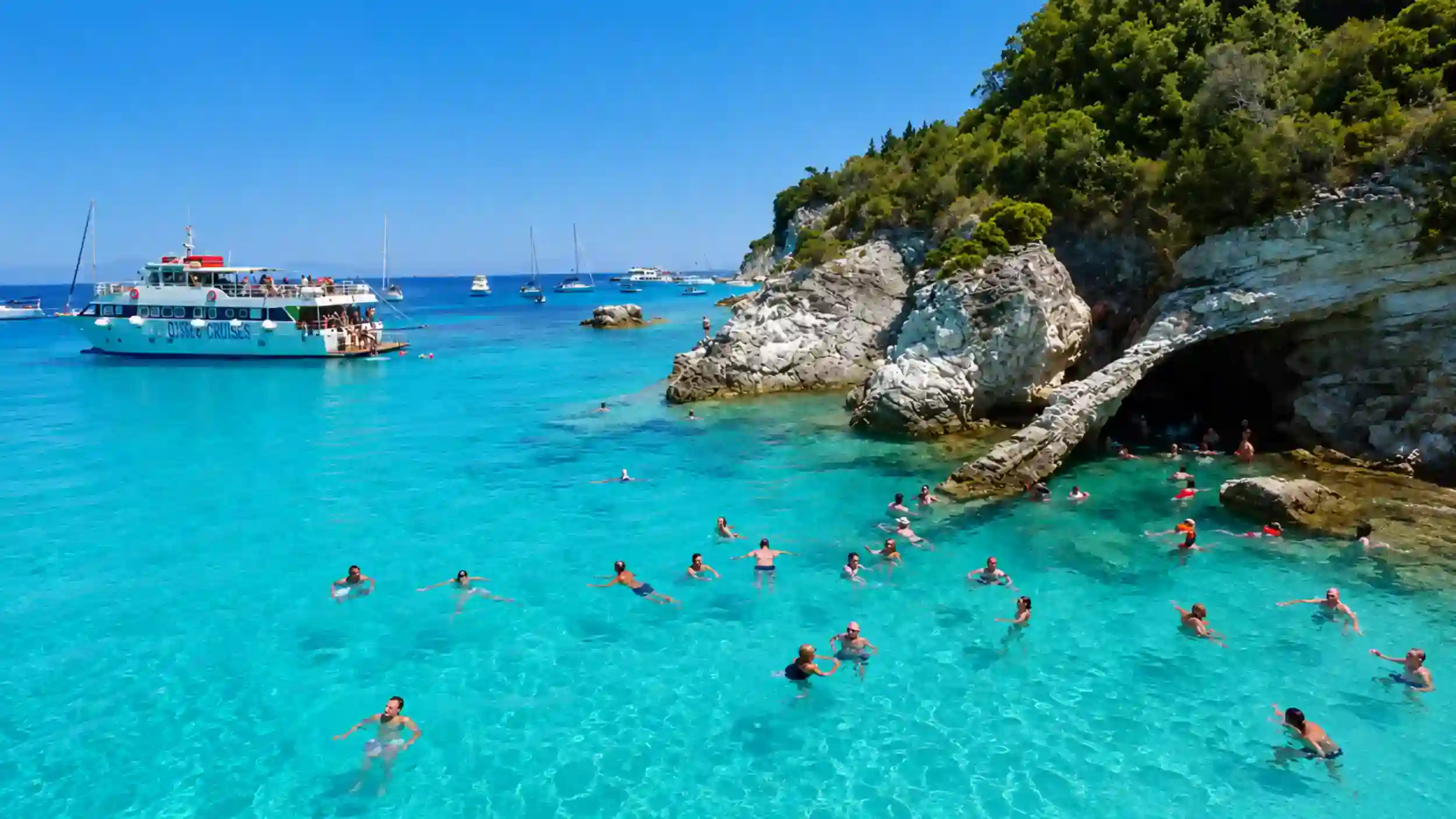 Best things to do in Paxos include swimming at Voutoumi Beach, Antipaxos.